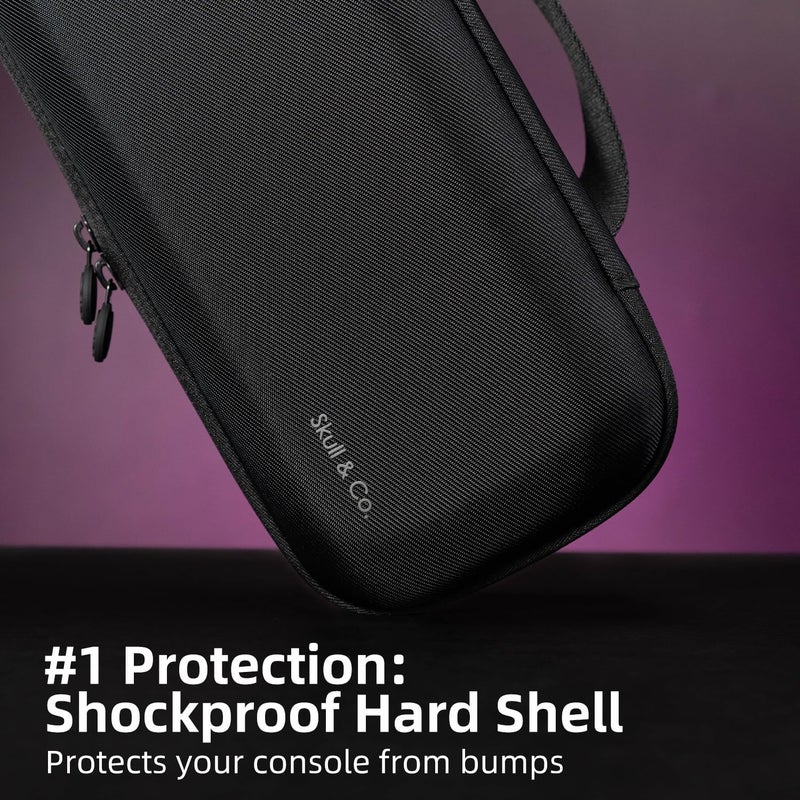 Skull & Co. MaxCarry Hard Carrying Case for Steam Deck, ROG Ally & other Gaming Handhelds-Black - Image 3
